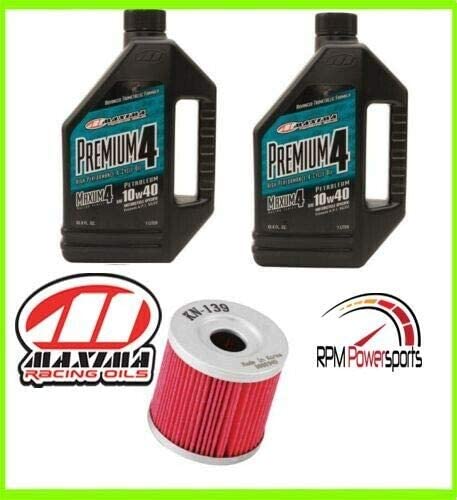 RPM Suzuki DR-Z 400SM 2013–2017 Maxima Premium 4-Stroke Oil 10W-40 OiI KIT