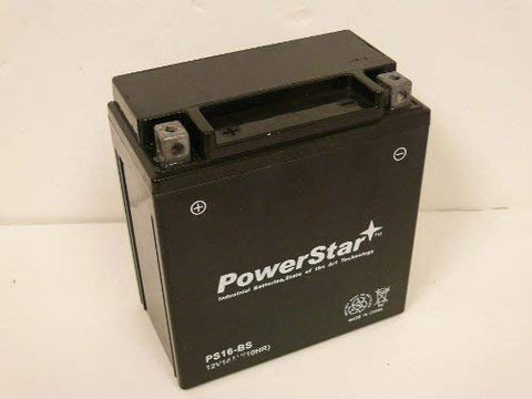 Power-Sonic (PTX16-BS) Sealed Maintenance Free Powersport Battery