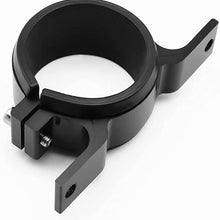 AotoKoop Universal Car Fuel Pump Fuel Filter Mounting Bracket, 60mm Single Clamp Cradle - Red