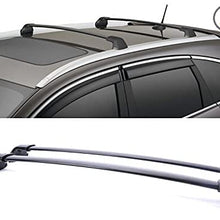 Cyllde 1 Pair Black Aluminum Roof Rack Cross Bars Top Rail Carries Compatible with 12-16 CR-V/item weight 4.99kg