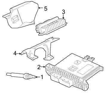 Ford 8C3Z12A650EBGRM - Module Engine Control Eec