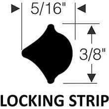 Steele Rubber Products Locking Key for One Piece Locking Gasket Seal - Sold and Priced per Foot - 60-0607-357