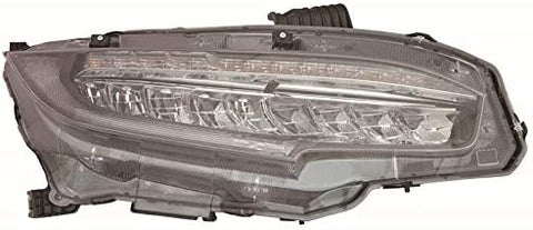 For Honda Civic Ex/Ex-L/Ex-T/Lx Model Only LED Headlight 2016 2017 Passenger Right Side Headlamp Assembly Replacement