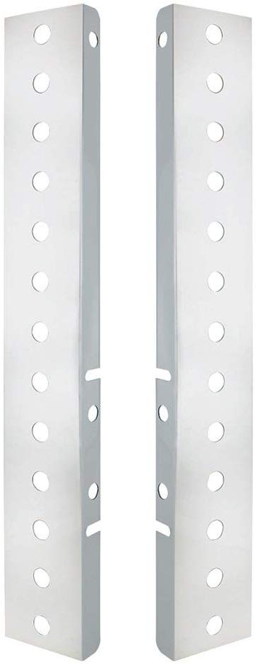 United Pacific Peterbilt Air Cleaner Bracket, Stainless Steel - 26 Mini Light Cutouts