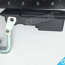 OWACH RV Compartment Lock Trigger Latch Baggage Door Latch, with Key,Flat Bracket, Long Grip arm - Adjustable Grip Range: 1.77"-2.25"(45-57mm)