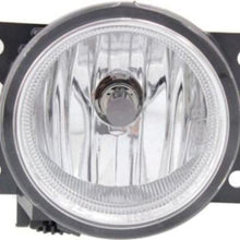 CPP HO2593143C DOT/SAE Compliant Direct Fit Clear Lens Fog Light for 16 Honda Civic