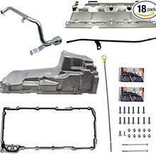 NBAUTO Oil Pan Kit Swap Rear Sump Compatible with GM Performance 19212593 Chevy LS Muscle Car