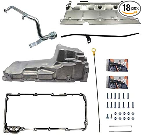 NBAUTO Oil Pan Kit Swap Rear Sump Compatible with GM Performance 19212593 Chevy LS Muscle Car
