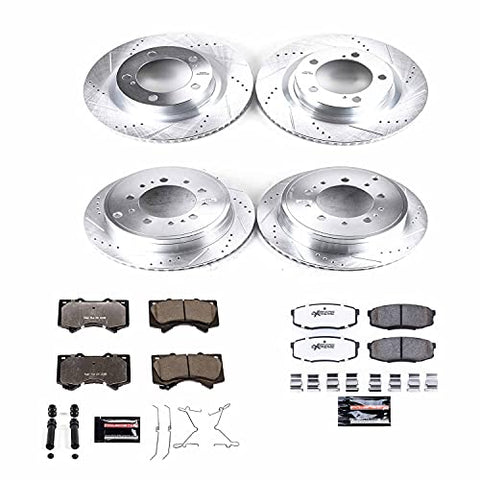 Power Stop K2813-36 Front & Rear Z36 Truck and Tow Brake Kit