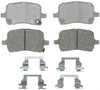 ACDelco 14D1160CH Advantage Ceramic Front Disc Brake Pad Set with Hardware