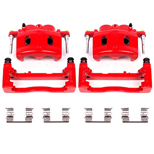 Power Stop S4918A Performance Powder Coated Brake Caliper Set For Chevy, GMC, Cadillac