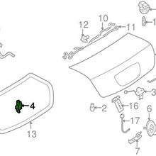2002-2006 Nissan Altima Trunk Lid Lock Striker Latch OEM NEW