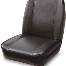 Bestop 39429-01 TrailMax II Classic Black Crush Low Back All-Vinyl Single Jeep Seat for 1976-2006 Jeep CJ and Wrangler