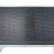A/C Condenser - with Transmission Oil Cooler - Compatible with 2012-2015 Chevy Camaro 3.6L V6 or 6.2L V8 (without Supercharger) (Automatic or Manual Transmission)