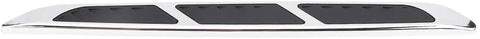 SANON 2pcs ABS Car Exterior Hood Side Door Air Flow Vent Cover Intake Grille Decorative Trim Sticker