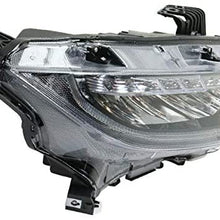 Koolzap For 16-18 Civic Front Headlight Headlamp LED Head Light Lamp w/Bulbs Right Side