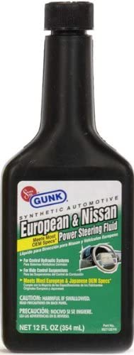Gunk Synthetic Power Steering Fluid for European & Nissan Vehicles (12 oz.)