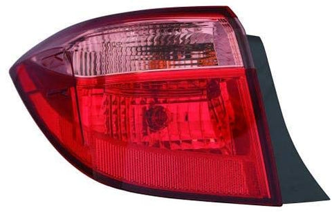 Go-Parts - for 2017 Toyota Corolla Tail Light Rear Lamp Assembly Replacement - Left (Driver) 81560-02B00 TO2804130