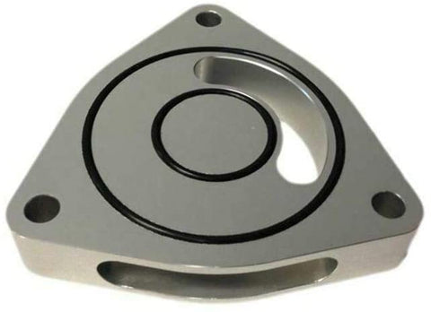 Torque Solution Blow Off BOV Sound Plate (Silver) Fits Kia Optima 2.0T