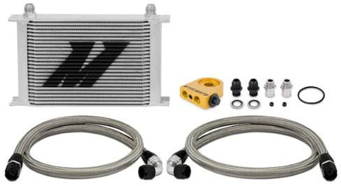 Mishimoto MMOC-UHT Universal 25 Row Thermostatic Oil Cooler Kit, Silver