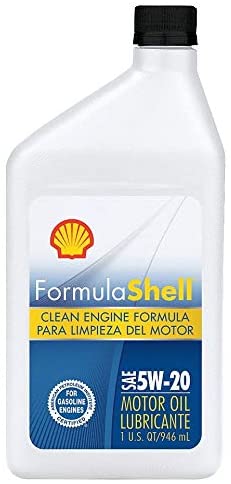 Formula Shell 550024080 - Motor Oil 1 qt. 5W-20 Conventional Pack of 5