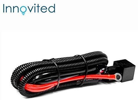 Innovited Universal relay wiring harness for all HID H1, H3, H4, H7, H8, H9, H10, H11, H13, 9004, 9005, 9006, 9007, 5202, 880, 884