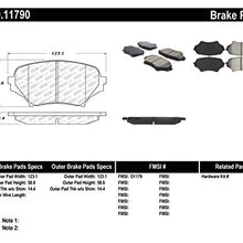 StopTech 309.11790 Sport Brake Pads with Shims and Hardware