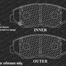 Max Brakes Front Elite Brake Kit [ E-Coated Slotted Drilled Rotors + Ceramic Pads ] KT004881 Fits: Honda 03-12 Accord Coupe & Accord Sedan LX 13-15 Civic EX 03-11 Element 02-04 CRV