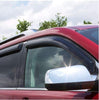 Auto Ventshade 894070 Low Profile Dark Smoke Ventvisor Side Window Deflector, 4-Piece Set for 2019 Ford Ranger Crew Cab