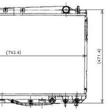 Denso 221-0512 Radiator