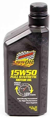 Champion Brands 4309H 15w50 Synthetic Racing Oil , 1 quart