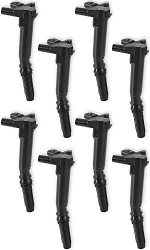 NEW MSD IGNITION COILS,BLACK,8 PACK,COMPATIBLE WITH 2010-2014 F𐐄RD F-150 6.2L V8