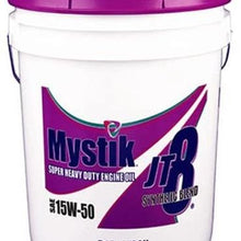 Citgo Petroleum 663004002004 Mystik Jt-8 SHD 15W50 Synthetic Blend Motor Oil - 5 Gallon