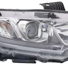 Make Auto Parts Manufacturing - CIVIC 16-16 HEAD LAMP RH, Assembly, Halogen, Coupe/Sedan - HO2503173