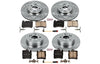 Power Stop KOE2792 Autospecialty Front and Rear Replacement Brake Kit-OE Brake Rotors & Ceramic Brake Pads