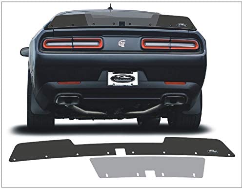 PSDesigns - Venom Series Challenger 2 Piece Wickerbill Spoiler with Camera Cut Out 2015-2019 RT SRT Hellcat Scat Pack with RivNut Tool