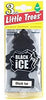 Little Trees Hanging Car and Home Air Freshener, Black Ice (Pack of 3)