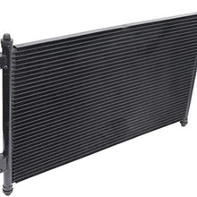 ECCPP Auto Parts Air Conditioning A/C AC Condenser Aluminum A/C AC Condenser Replacement Radiator for 4977 2001 2002 2003 2004 2005 Acura EL Honda Civic