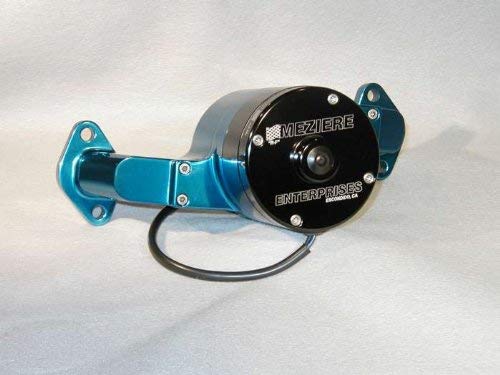 Meziere WP100B Blue Billet Electric Water Pump for Big Block Chevy