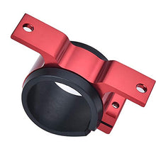 EVIL ENERGY 50mm car Oil/Fuel/Gas Pump Mounting Bracket Single Filter Clamp Cradle Red