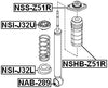 Rear Shock Absorber Support Febest NSS-Z51R Oem 55320-1AA0A