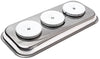 3 Magnets Large Rectangular Magnetic Tool Holder Stainless Steel Heavy Duty 6.5''L x 14.37