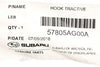 Subaru OEM 05-14 Outback Fender-Tow Hook 57805ag00a