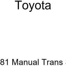 Toyota 33820-02581 Manual Trans Shift Cable