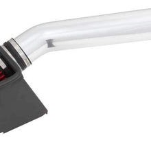 Spectre Performance Air Intake Kit with Washable Air Filter: 2013-2018 Dodge Ram 1500, 3.6L V6, Red Oiled Filter with Polished Aluminum Tube, SPE-9016