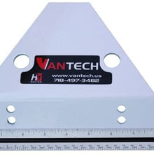 Vantech Aluminum H1 Rack 2 Bar System for a Chevy Express 1996-On Black