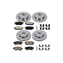 Power Stop KOE5551 Autospecialty Front and Rear Replacement Brake Kit-OE Brake Rotors & Ceramic Brake Pads