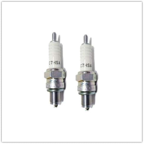 2 Pack C7HSA 4629 Spark Plug Ignition GY6 49cc 50cc 125cc 150cc 49-150cc Fits Most Scooter Pit Bike ATV UTV Motorcycle Go Cart Moped