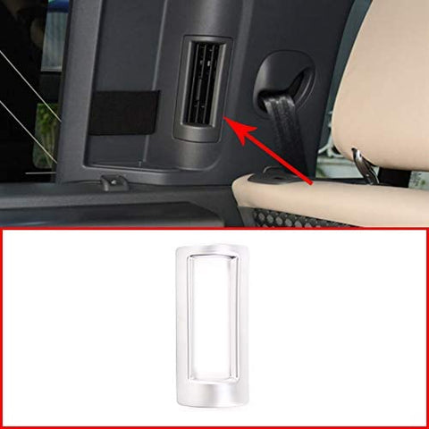 CHEYA ABS Plastic Car Interior C-Pillar Air Conditioner Outlet Vent for Land Rover Defender 2020 (Silver)