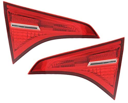 Koolzap For 17-19 Corolla Inner Taillight Taillamp Rear LED Tail Light w/Bulb Left Right Side SET PAIR